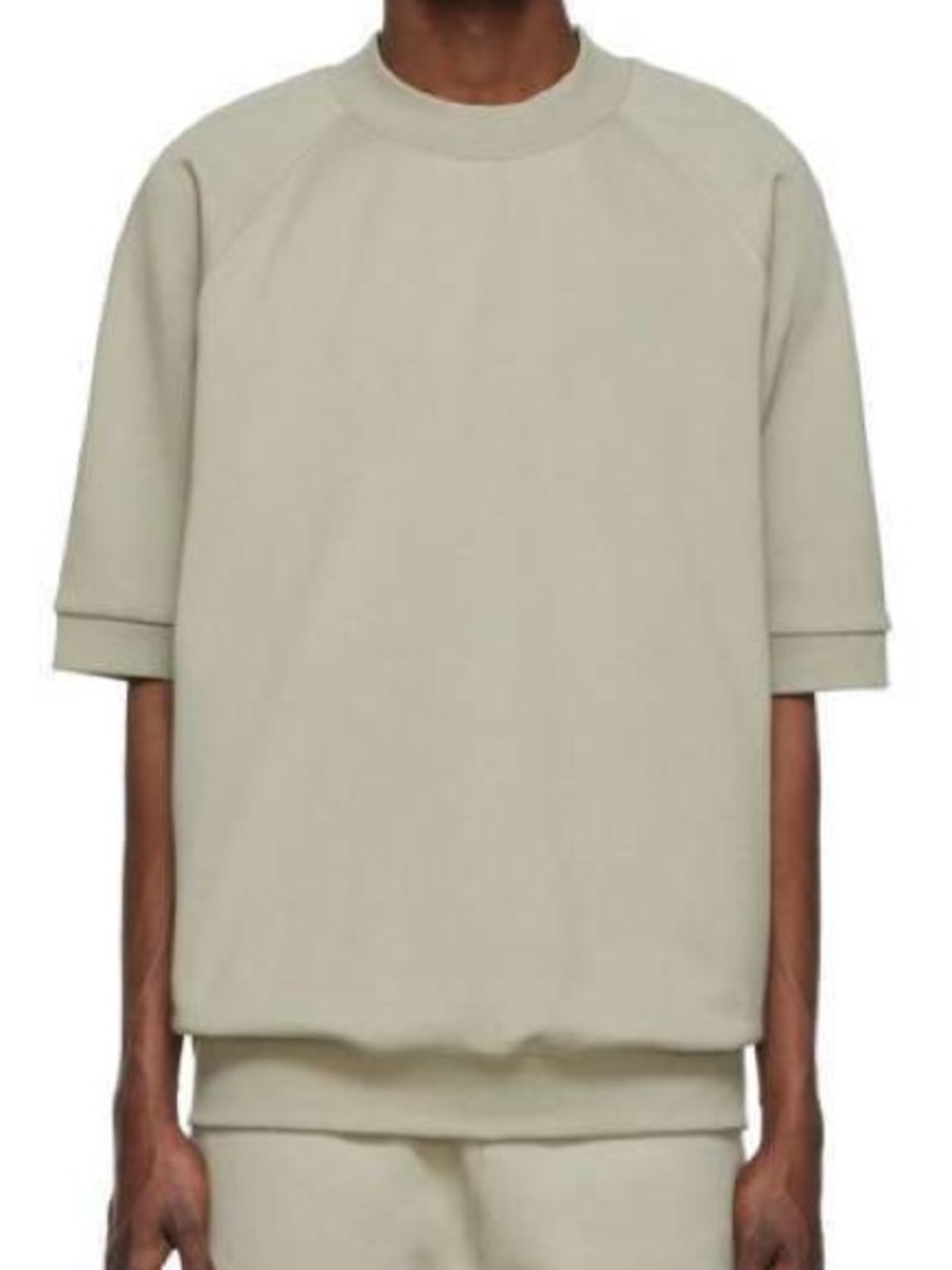 Fear of God Essentials Seafoam Short Sleeve Crewneck Sweatshirt Size XS